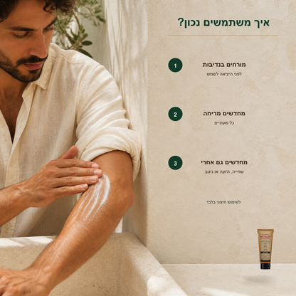 Pure Tallow™ - קרם הגנה טבעי מבוסס שומן בקר – SPF 50