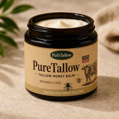 Pure Tallow™ - קרם שיקום עמוק לעור יבש (עם דבש ושומן טבעי)